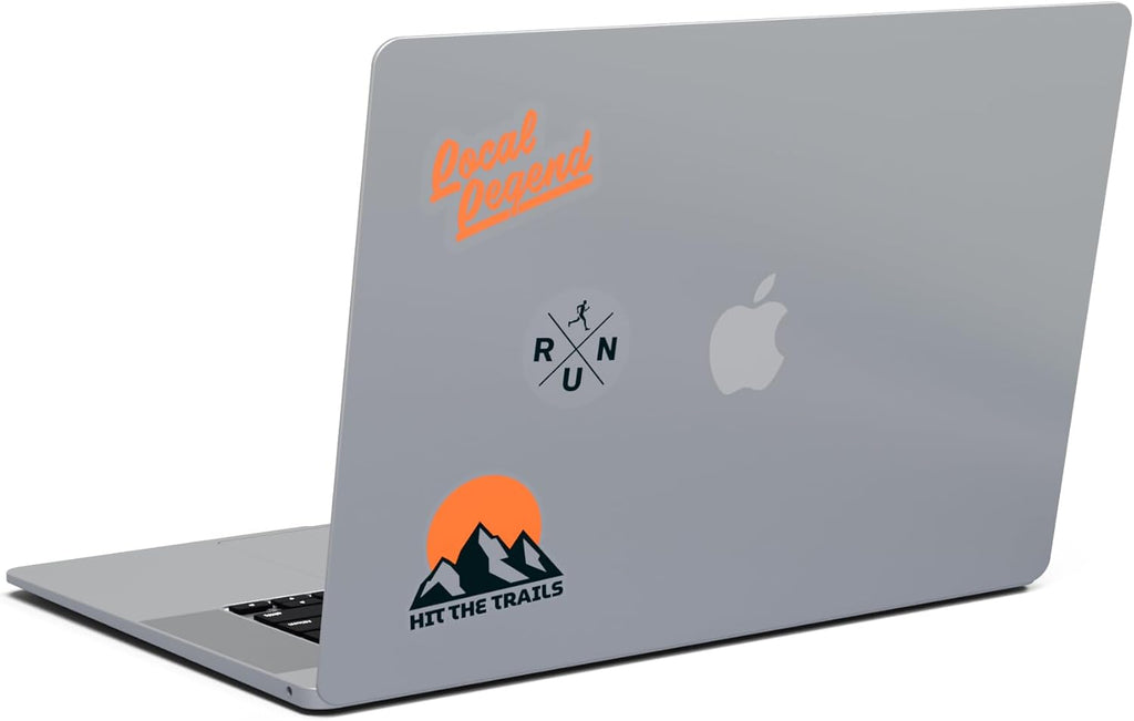 34 Pack Running Stickers for Water Bottles & Laptops – The Perfect Running Club Gift for Cross Country Runners, Marathon Enthusiasts, and Runner Girls – Fun Track and XC