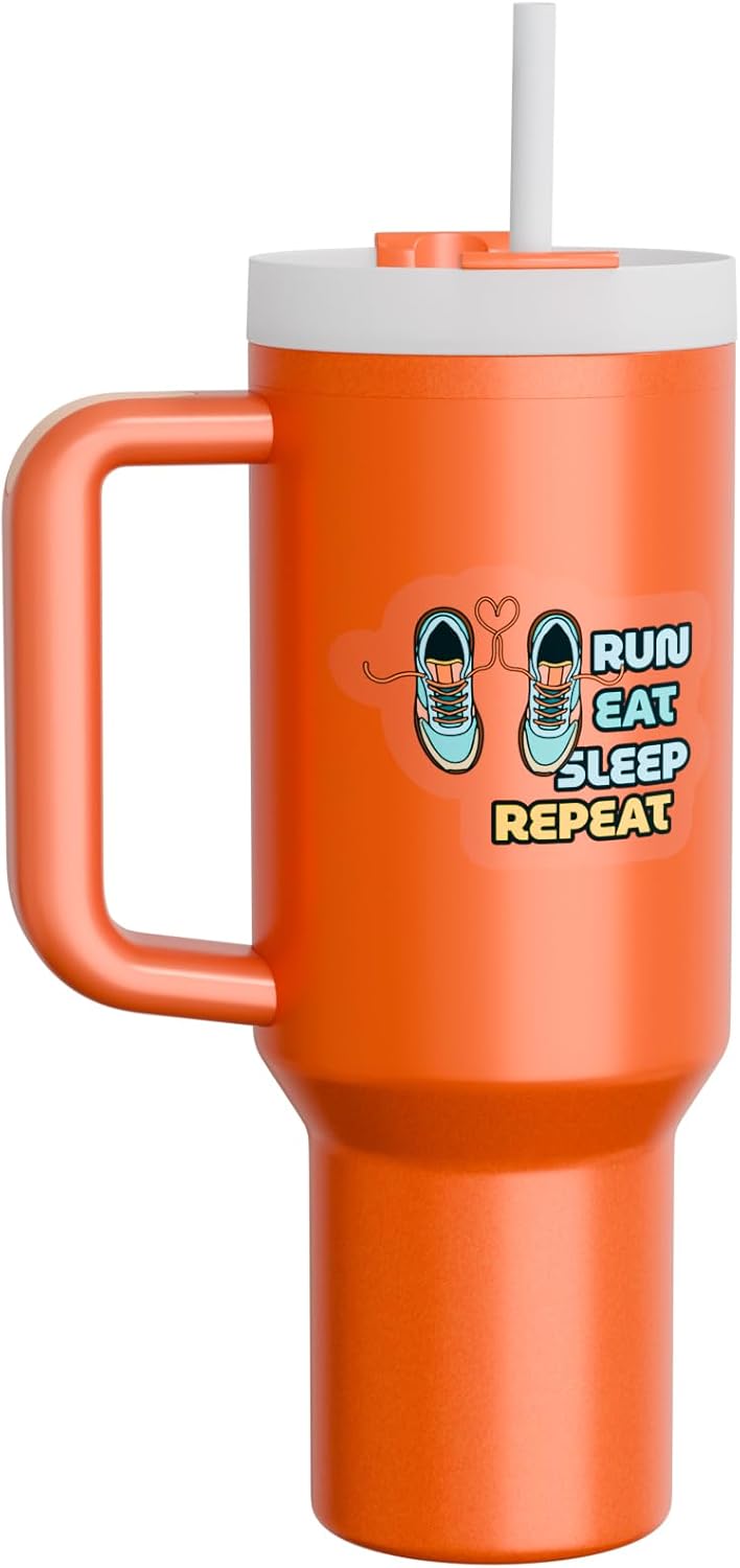 34 Pack Running Stickers for Water Bottles & Laptops – The Perfect Running Club Gift for Cross Country Runners, Marathon Enthusiasts, and Runner Girls – Fun Track and XC