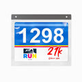 20 extra race bib sleeves for the BLAUBECK Running Medal Hanger