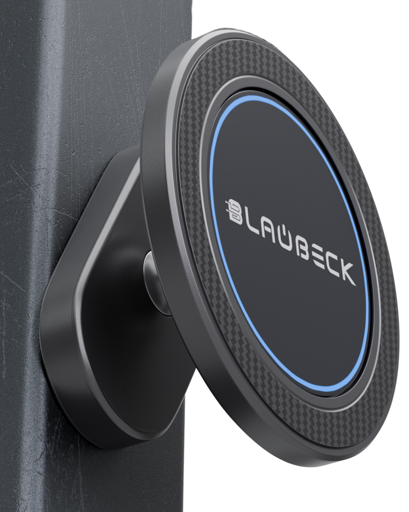BLAUBECK All-Metal Magnetic Gym Phone Holder with industrial N54 magnets — main product photo