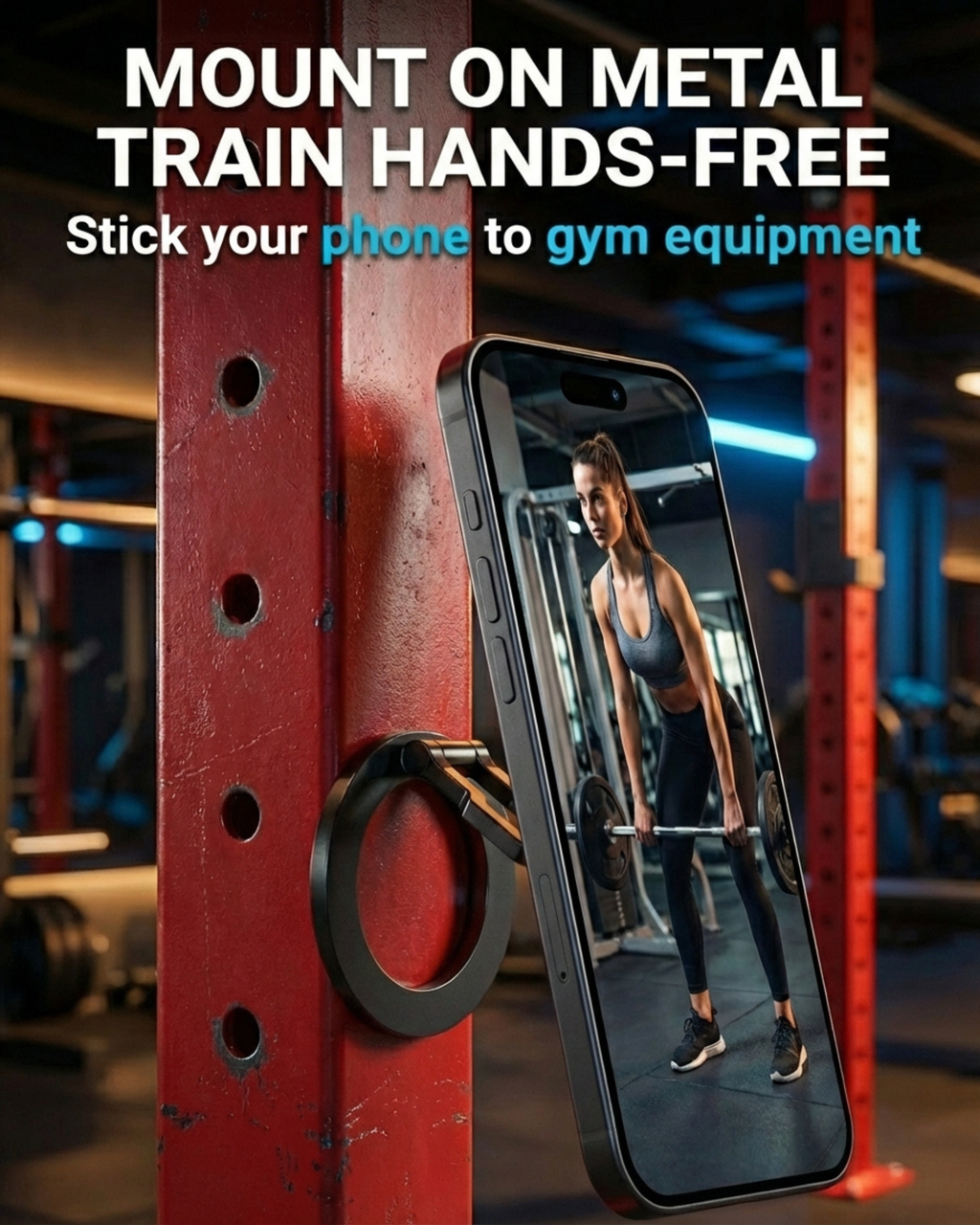 Thick Dual Magnetic Phone Grip & Desk Stand for MagSafe & Android | BLAUBECK